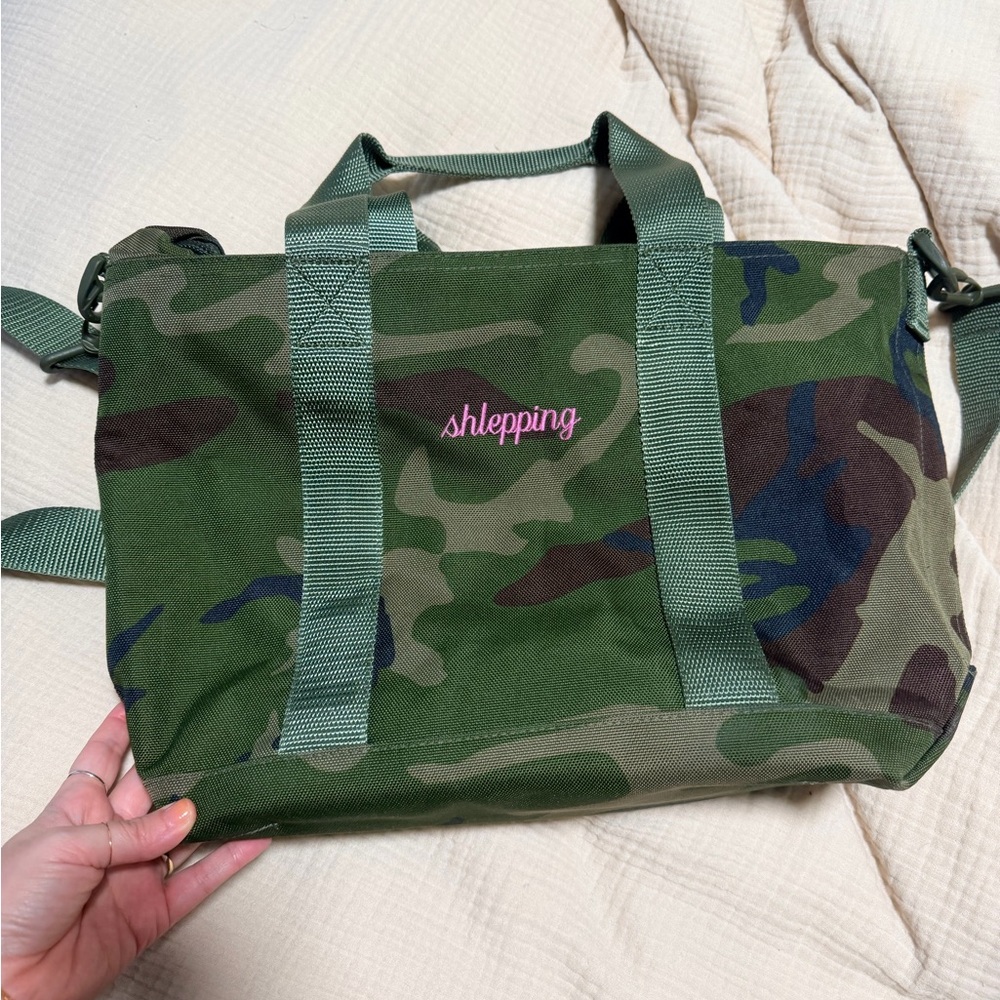 LL Bean Camo Tote Medium